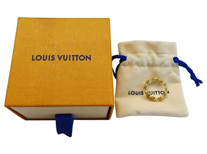 Anello Louis Vuitton in metallo dorato da donna D'oro - vista 7
