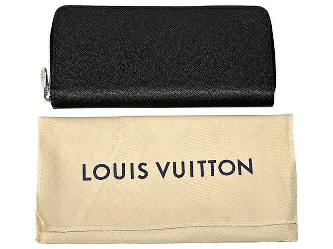 Portafoglio lungo da uomo Louis Vuitton Taiga Nero - vista 6