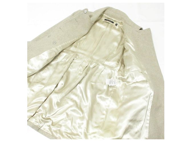 Autre Marque Abrigo de lana Tara Jarmon Beige - vista 6
