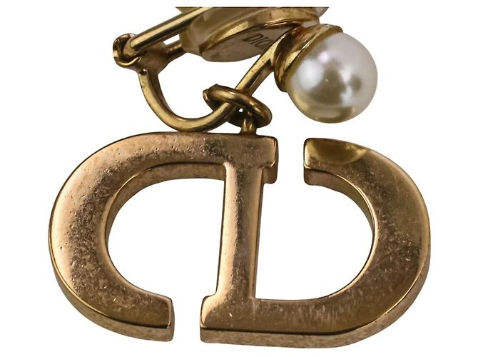 Orecchini a clip Tribal Pearl Christian Dior D'oro - vista 13