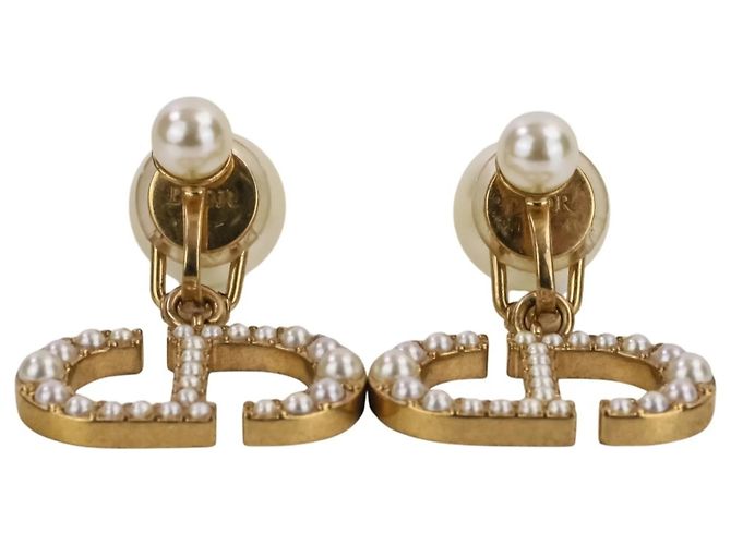 Orecchini a clip Tribal Pearl Christian Dior D'oro - vista 7