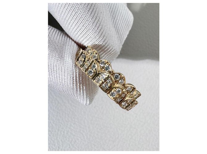 Anello Fred Fieden Edizione Limitata in Oro 18K e Diamanti D'oro - vista 7