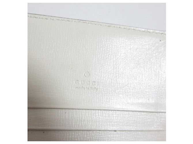 Cartera compacta GUCCI Jackie Blanco Gris - vista 10