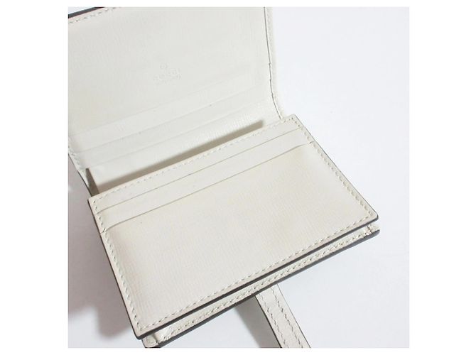 Cartera compacta GUCCI Jackie Blanco Gris - vista 7