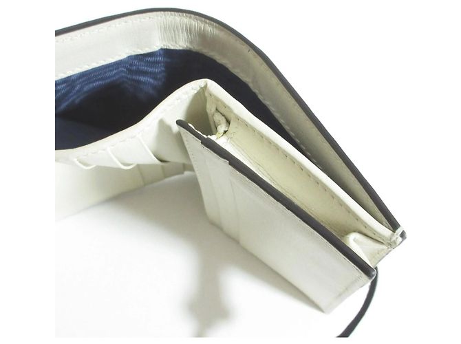 Cartera compacta GUCCI Jackie Blanco Gris - vista 9