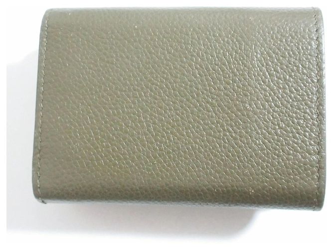 Yves Saint Laurent Origami Tiny Wallet in Khaki - Ansicht 2