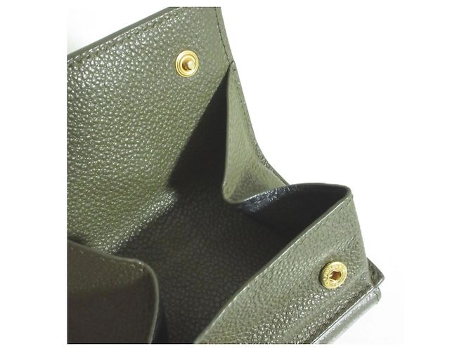 Yves Saint Laurent Origami Tiny Wallet in Khaki - Ansicht 5