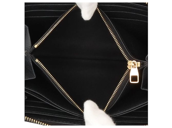 Zippy Wallet Louis Vuitton Monogram Empreinte Schwarz - Ansicht 6