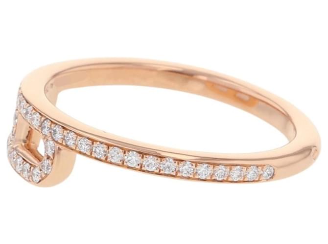 Anello Link d'Hermès Diamond Band Ring D'oro - vista 2