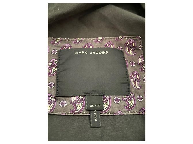 Marc Jacobs Camouflage Tunika-Kleid Schwarz - Größe XS Anthrazitgrau - Ansicht 5
