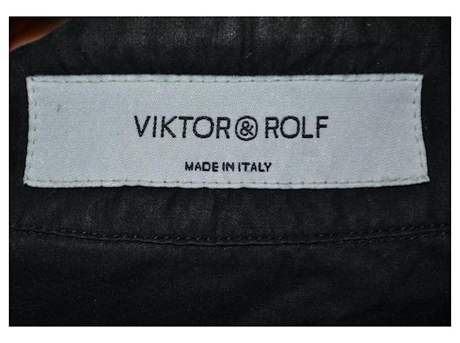 Viktor & Rolf Camicia in Cotone Nera Nero - vista 3
