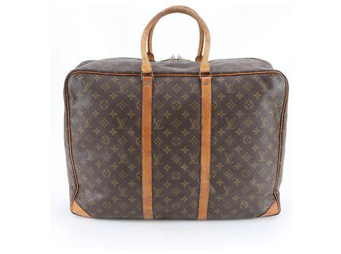 Cabas en cuir Louis Vuitton Monogram Sirius 50 Marron - vue 3
