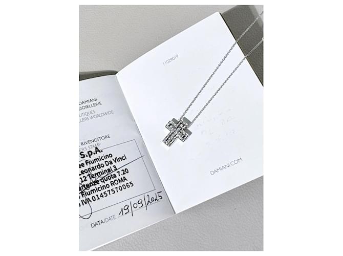 Collana Damiani Belle Époque in oro bianco 18K e diamanti Argento - vista 2
