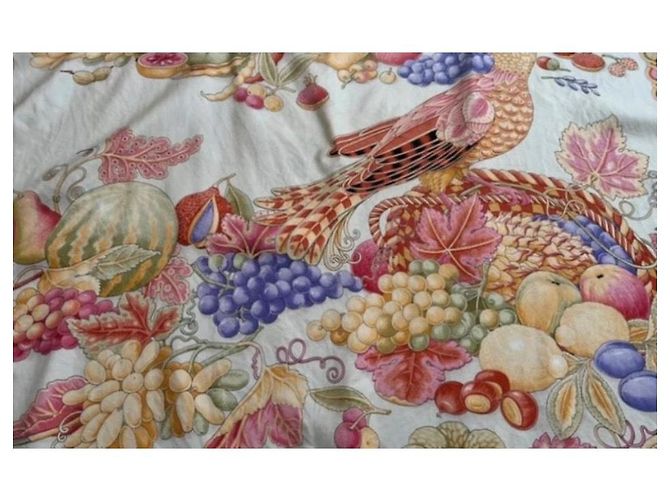 Lenço de seda Salvatore Ferragamo motivo frutas e pássaros - vista 7