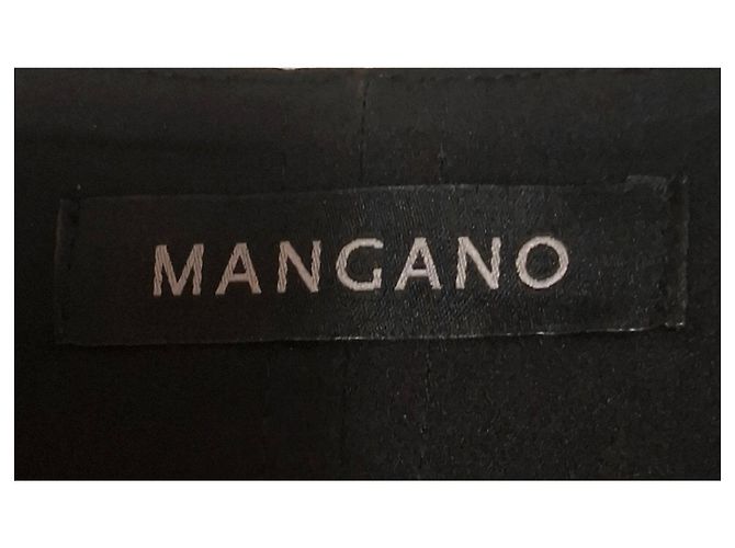 Mangano schwarzes asymmetrisches trägerloses Abendkleid - Ansicht 6