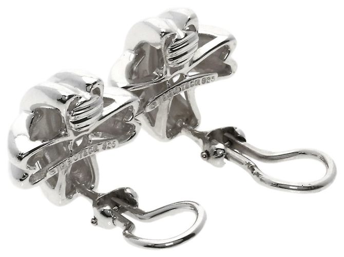 Tiffany & Co Orecchini Tiffany Signature in argento - vista 2