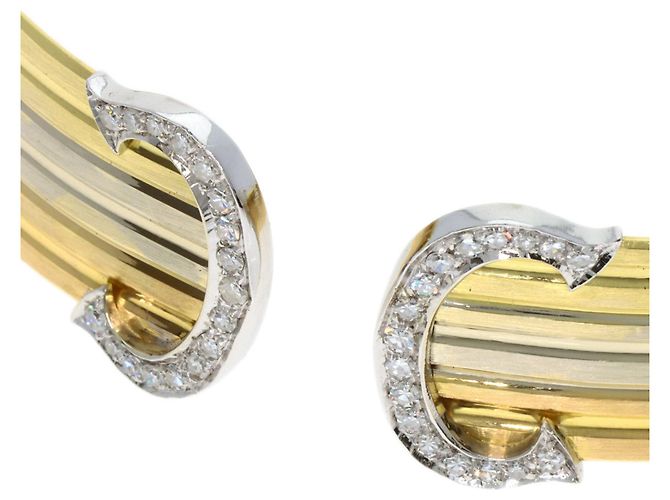 Bracciale Cartier Vintage 2C Large Diamond - vista 3