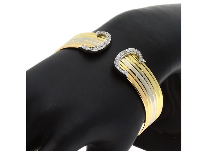 Bracciale Cartier Vintage 2C Large Diamond - vista 5