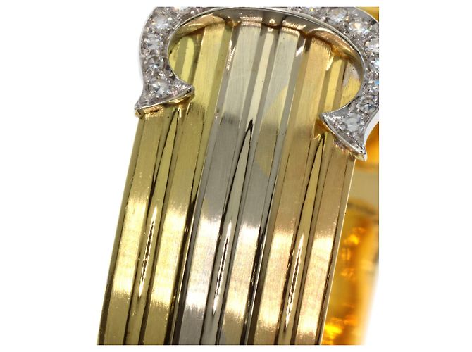 Bracciale Cartier Vintage 2C Large Diamond - vista 9