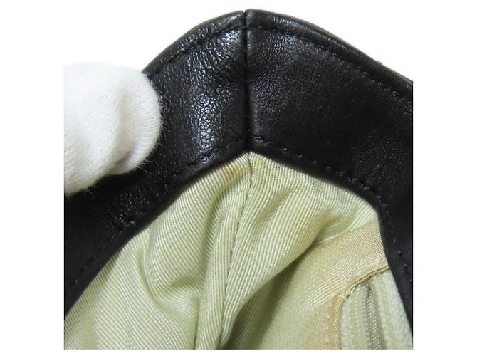Borsa a tracolla con catena in pelle di vitello nera Chanel Nero - vista 10