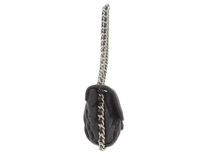 Borsa a tracolla con catena in pelle di vitello nera Chanel Nero - vista 3