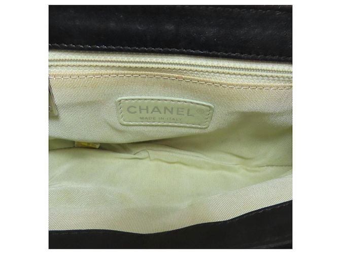 Borsa a tracolla con catena in pelle di vitello nera Chanel Nero - vista 5