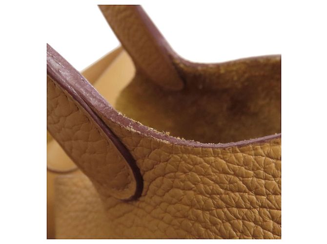 Sac à main Hermès Picotin Lock MM Camel - vue 11