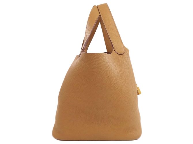 Sac à main Hermès Picotin Lock MM Camel - vue 3