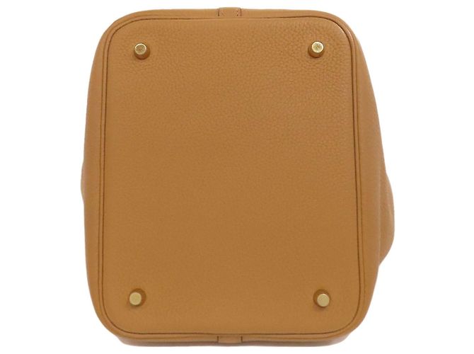 Sac à main Hermès Picotin Lock MM Camel - vue 4