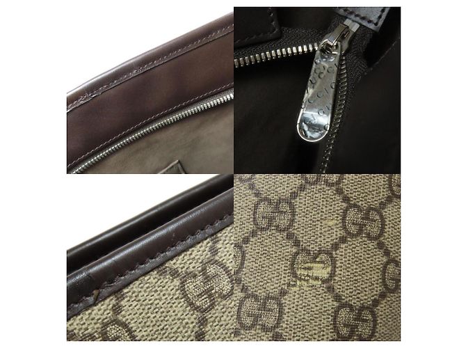 Borsa Tote GG Supreme 406408 da Donna Gucci Marrone - vista 7