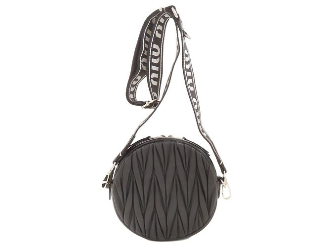 Borsa a tracolla 2-Way Matelassé Miu Miu Nero - vista 2