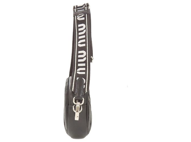 Borsa a tracolla 2-Way Matelassé Miu Miu Nero - vista 3