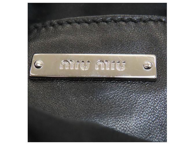 Borsa a tracolla 2-Way Matelassé Miu Miu Nero - vista 6