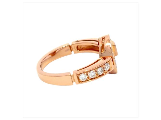 Bulgari Anello Bvlgari Bvlgari in oro rosa - vista 5