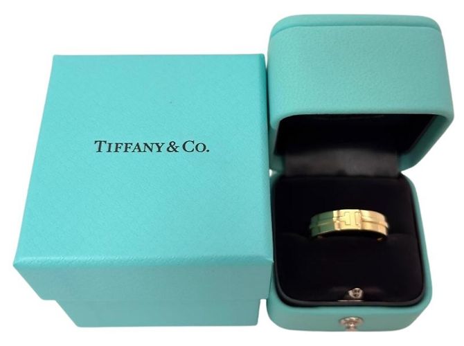 Anello T Wide di Tiffany & Co. in oro giallo 18K - vista 8