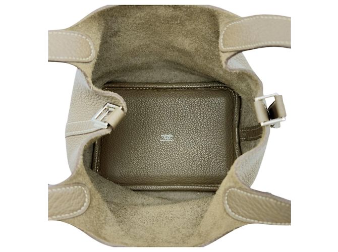 Hermès Hermes Picotin Lock PM Handtasche Braun Taupe - Ansicht 5