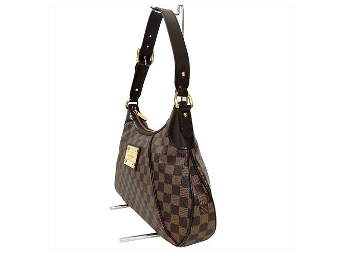 Borsa a Spalla Louis Vuitton Thames GM Marrone Damier ebene - vista 2