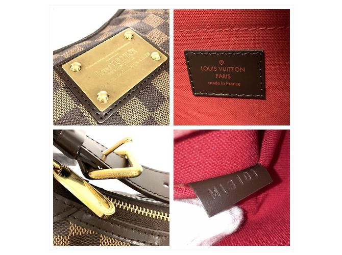 Borsa a Spalla Louis Vuitton Thames GM Marrone Damier ebene - vista 5