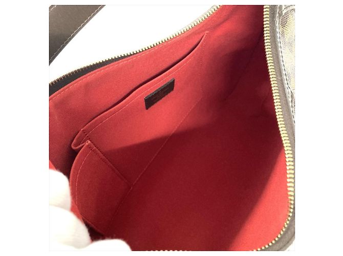 Borsa a Spalla Louis Vuitton Thames GM Marrone Damier ebene - vista 6