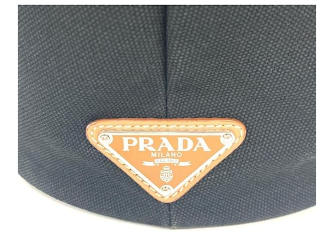Borsa Tote Prada Canapa Nero - vista 6