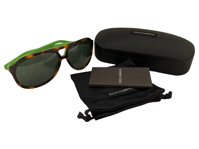 Occhiali da sole Dolce & Gabbana DG4169P Tartarugati e Verdi Marrone Verde - vista 12