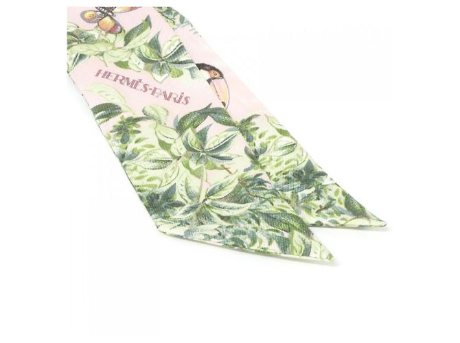 Silk In Hermès Hermes Twilly Schal 061798S Pink - Ansicht 2