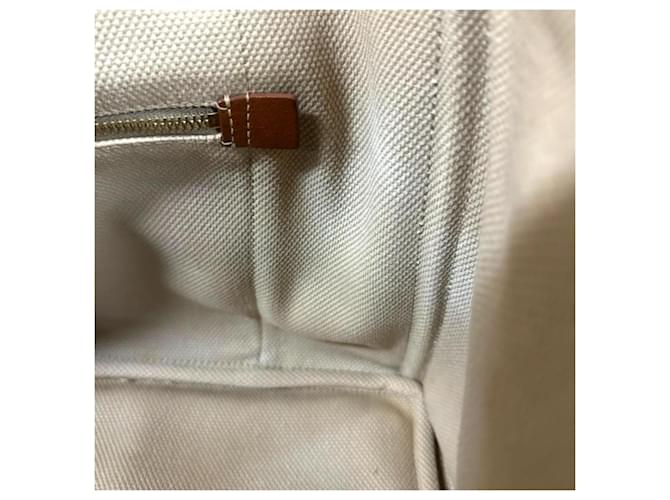 Borsa Tote Prada Canapa L Beige - vista 11
