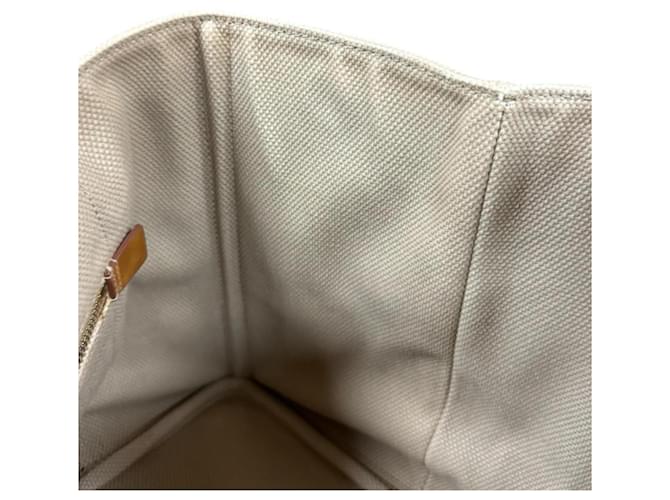 Borsa Tote Prada Canapa L Beige - vista 12