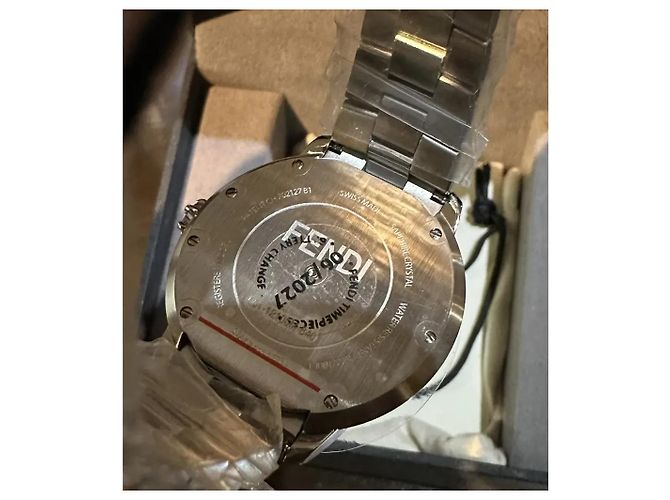 Fendi Armbanduhr mit Diamanten Silber Weiß - Ansicht 5