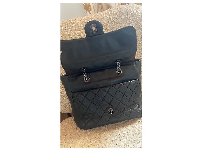 Borsa Chanel in pelle trapuntata nera Nero - vista 12