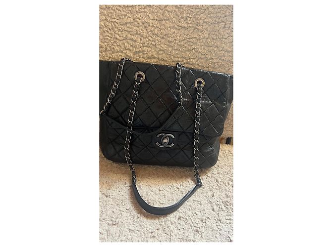 Borsa Chanel in pelle trapuntata nera Nero - vista 3