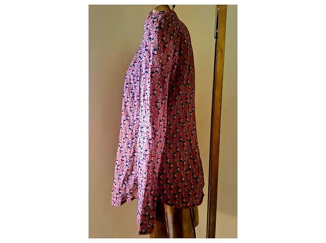 Autre Marque Blusa de algodón Marc O'Polo con estampado de bicicletas Rosa Morado oscuro - vista 11
