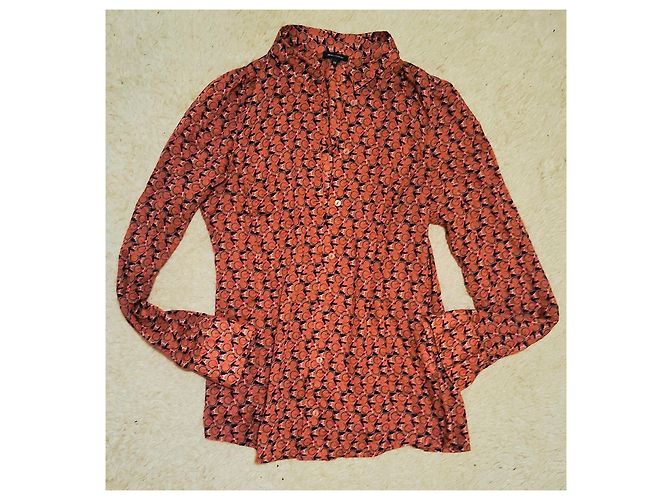 Autre Marque Blusa de algodón Marc O'Polo con estampado de bicicletas Rosa Morado oscuro - vista 18