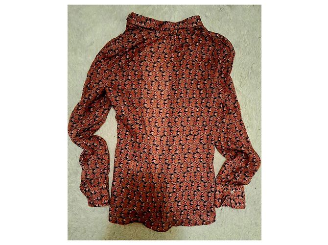 Autre Marque Blusa de algodón Marc O'Polo con estampado de bicicletas Rosa Morado oscuro - vista 19